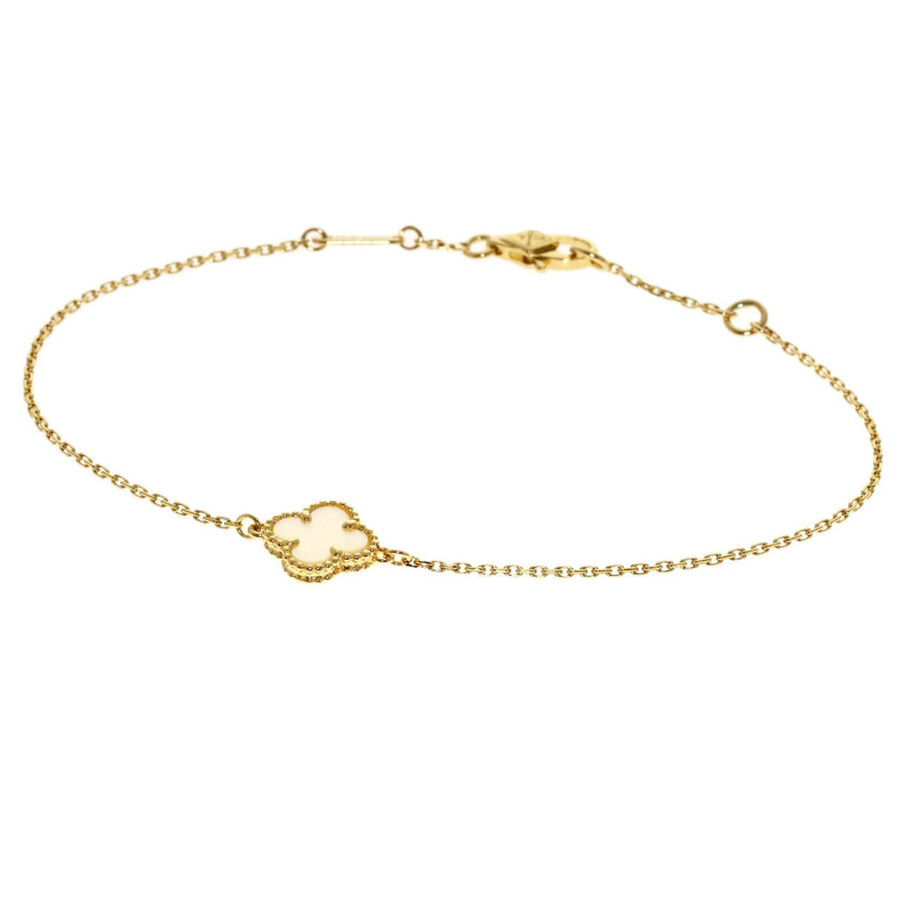 VAN CLEEF & ARPELS 18k Gold Charm Bracelet